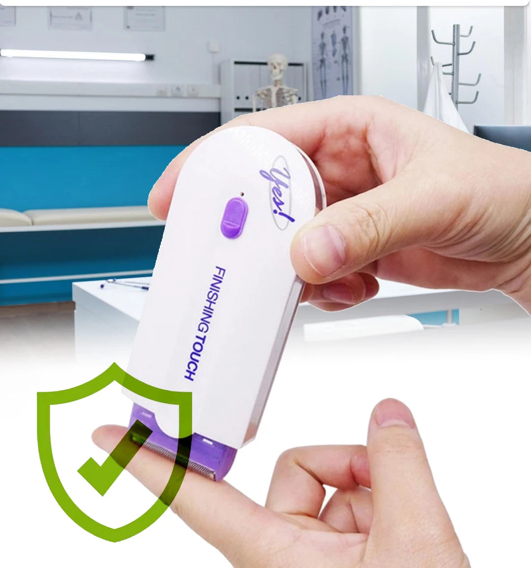 YES Finishing Touch Hair Remover – Painless Body & Facial Hair Removal Device