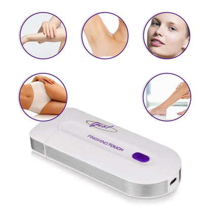 YES Finishing Touch Hair Remover – Painless Body & Facial Hair Removal Device